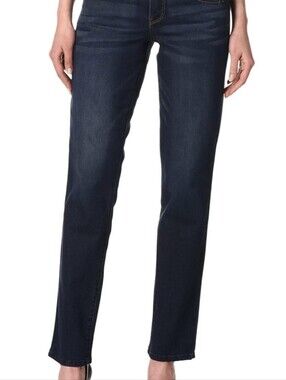 Democracy Dark Indigo Straight-Leg Jeans